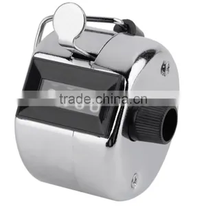 Hand Held Tally Counter Manual Counting 4 Digit Number Golf Clicker NEW thumbnail-2
