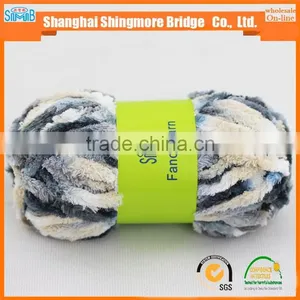 China Fancy Yarn Supplier Wholesale Chenille Yarn for Knitting Scarf With Cheap Price thumbnail-3