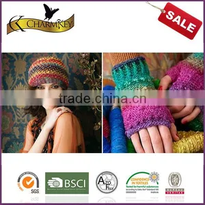 Charmkey Wool Polyester Blend Fabric Women Knitting Yarn Melange Yarn Multiple Color thumbnail-5