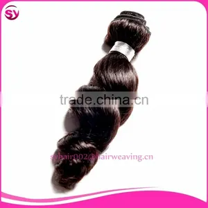 Factory Supply 100% Human Hair Extension 8inch Indian Temple Hair Wholesale Loose Wave 7a Virgin Hair Weaving thumbnail-4