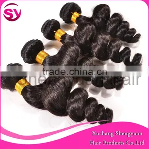 Cheap Xuchang Hair Factory Raw Unprocessed Virgin Peruvian Hair Wholesale Cheap Loose Wave Virgin Peruvian Human Hair thumbnail-1