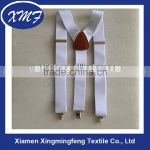 High Quality White Suspenders thumbnail-1