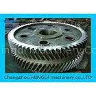 Forged , Machined , Heat Treated Single Helical Gear Bevel Wheel OEM thumbnail-1