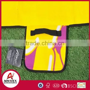 Flat Screen Printing Polar Fleece Picnic Blanket, Logo Printed Polar Fleece Picnic Blanket, Fashionable Polar Fleece Picnic Mat thumbnail-5