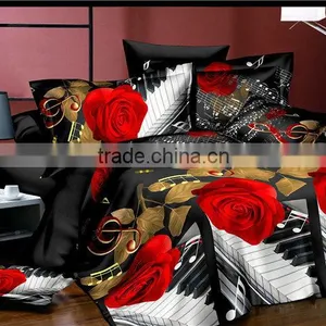 3D Red Rose Bedding Set 3d Comforter Set thumbnail-2