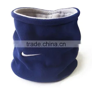 Double Layers Two Colors Polar Fleece With Brand Logo Snood Neck Warmer thumbnail-3