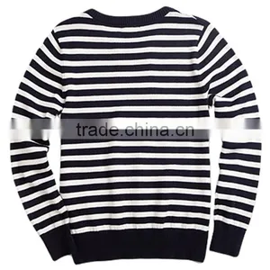 Winter Youth Wool Blends Long Sleeve v Neck School Sweater thumbnail-2