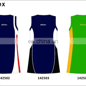 New Style Sublimation Netball Jersey With Design thumbnail-2