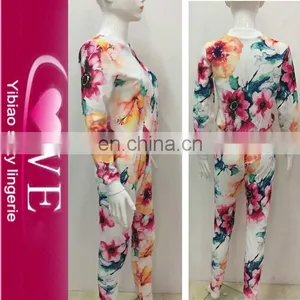 Floral Printed Jacket 2 Piece Set Women Pants For Fashion Ladies thumbnail-1