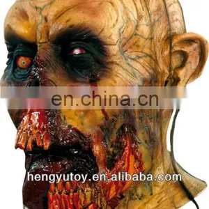 Latex Adult Tongue Zombie Mask Undead Walker Halloween Ghoulish Productions thumbnail-1