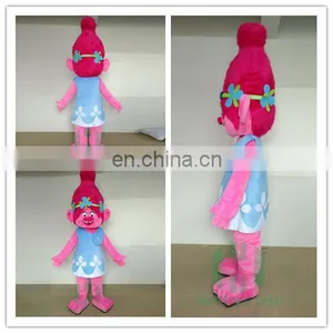 HI CE 2017 Hot Sale!!! Movie Charater Troll Mascot Costume for Party, Mascot Costume for Adults thumbnail-1