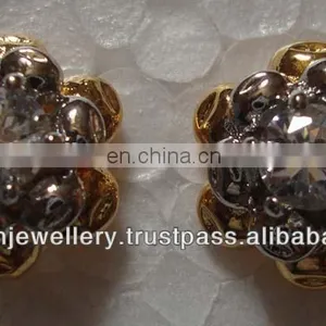 Cz Earrings Manufacturer , Cz Jewellery, Cubic Zircon Ear Jewelry Custom Design Making thumbnail-3