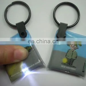 Christmas Decoration High Quality Cheap Promotion PVC Custom Promotional Keychain thumbnail-1