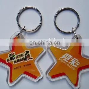 Square Acrylic Any Logo Printing Custom Name Keychains thumbnail-4