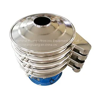 220V Electric Vibrating Screen Industrial Filter Sieve Machine With #20,#40,#100 Mesh Screens thumbnail-2