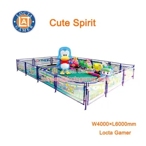 Zhongshan Amusement Theme Park Outdoor Equipment 4 Seat Cute Spirit, Mini Tarin for Kids Rail Train, Electric Train thumbnail-1