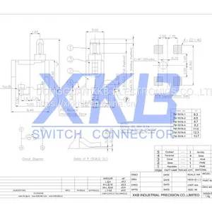High and Low Can be Customized XKB Brand W6.5XD3.0 Detection Switch thumbnail-2