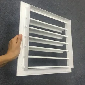 Hvac Duct Return Air Vent Shutter Aluminum Shutters Gravity Louver thumbnail-3