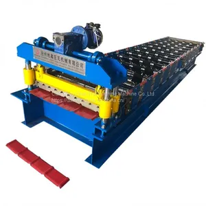 Low Price Full Automatic Trapezoidal Roofing Panel Sheet Roll Forming Machine thumbnail-1