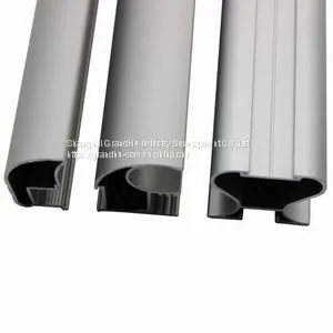Wardrobe Sliding Door Track Profile Aluminium Stile Vertical Handle thumbnail-4