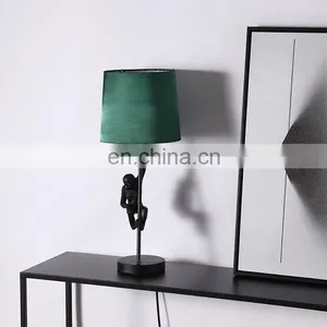 Monkey Sculpture Resin Base Animal Shape Desk Decoration Cheap Unique Black Table Lamps thumbnail-5