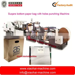 HAS VIDEO Roll Feeding Paper Bag Machine,Block Bottom Paper Bag Machine Cost,Square Bottom Paper Bag Machine Price thumbnail-4