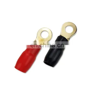 1/0 Gauge 2ga 4 Gauge 6ga 8 Gauge Ring Terminal Crimp Ring Terminal for Car Battery thumbnail-2