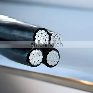 Best Price Aluminum Conductor ABC Cable Overhead Transmission Line Quadruplex Cable 4x95mm2 thumbnail-1