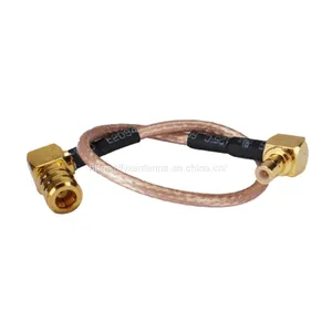 SMB Right Angle RF Coaxial Cable RG316 Double Shield, L=230mm thumbnail-1