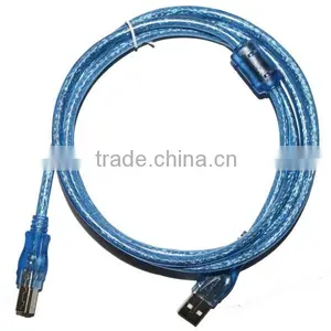 Good Compatibility Transparent 2m / 6Ft USB 2.0 Printer Cable thumbnail-2