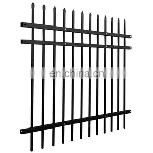 Metal Steel Iron Spear Picket Weld Fence thumbnail-1