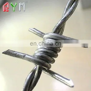 Bto22 Double Strand Barbed Wire Galvanized Barbed Wire Price Per Roll thumbnail-1