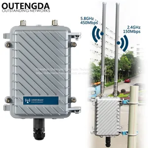 600Mbps 802.11AC 5G High Power Outdoor CPE AP Router WiFi Signal Hotspot Amplifier Repeater Long Range Wireless PoE Access Point thumbnail-1