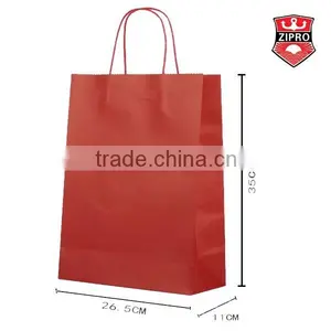 Hot Sale Paper Kraft Bags With Handles Gift Bag Christmas Brown Paper Gift Bags thumbnail-5