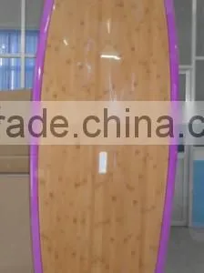 Bamboo Veneer Purple Surfing Board Stand up Paddle Board thumbnail-1