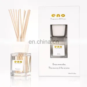 ENO 100ml Glass Bottle Reed Diffuser With ECO Fragrance Oil Custom Package Aroma Products for Home Aroma and Home Decoration thumbnail-4