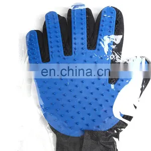 Silicone Pet Hair Removal Brush Cat Hair Remover Deshedding Dog Pet Grooming Gloves thumbnail-2