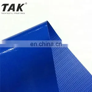 NFPA 701 Flame Retardant 10 oz Pvc Tarpaulin Vinyl Coated Polyester Panama Weave Tarpaulin thumbnail-2