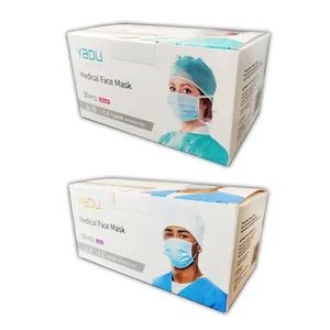 Medical Surgical Mask / Sterilized or Non Sterilized / Three Layer Protection / Plane Ear Hook Type / Type IIR thumbnail-1