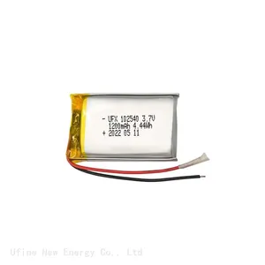 China Battery Manufacturer Supply Rechargeable UFX 102540 3.7V 1200mAh Li-Polymer Battery For Beauty Device thumbnail-5