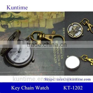 Key Watch Holder Retro Bronzed Metal Suit Cheap Pocket Watch thumbnail-1