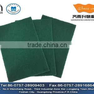 High Quality Green Non-Woven Scouring Pads for Metals 240# thumbnail-1