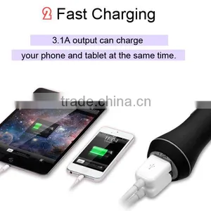 OEM Single 12v 3100amp 2 Port Usb Car Charger With Rubber Painting thumbnail-2
