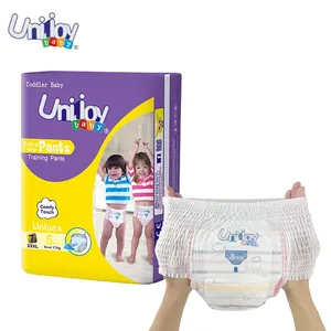 Breathable Soft Leaguards Disposable Breathable Training Pants Pull up Baby Diapers for Sensitive Skin thumbnail-1