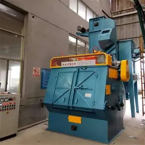Tracked Shot Blasting Cleaning Machine With Automatic Feeding and Discharging, PLC One-Key Start Control thumbnail-2