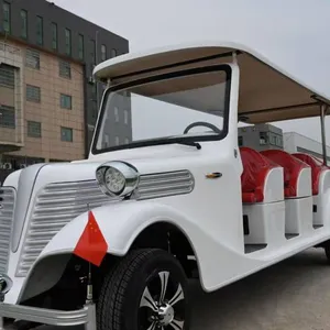 Newly Designed 11-seater Electric Vintage-style Sightseeing Limousine thumbnail-2