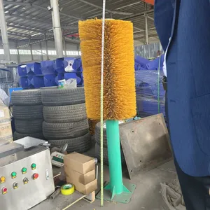 Hot Sales Automatic Cow Body Scratching Brush Spinning Cow With Motor Farm Equipment for Cattle Fencing Trellis & Gates thumbnail-2