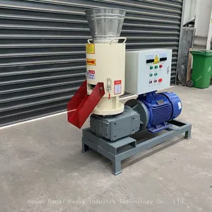Flat Die Wood Pellet Machine Straw Pellet Machine Vertical Biomass Pellet Machine thumbnail-2