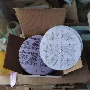 3m 775l Film Disc Sanding Disc, Second Generation Ceramic Particles, Cyclone Holes, Multi-hole, Anti-clogging thumbnail-1