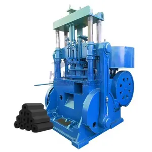 Charcoal Briquette Making Machine Punch Honeycomb Charcoal Press Machine thumbnail-1